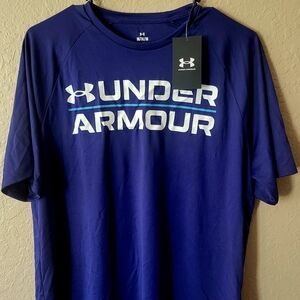 Under Armour Men's Navy Short Sleeve Tee